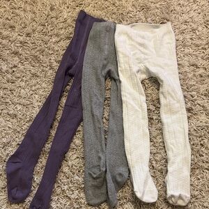 Amazon Kids Leggings - Purple, Gray, White